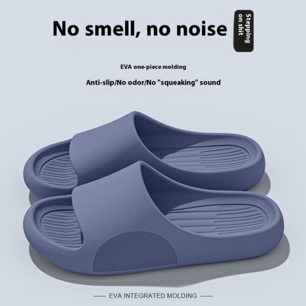 Men's Summer Slip-on Thick-soled Slippers For Outer Wear - Image 4