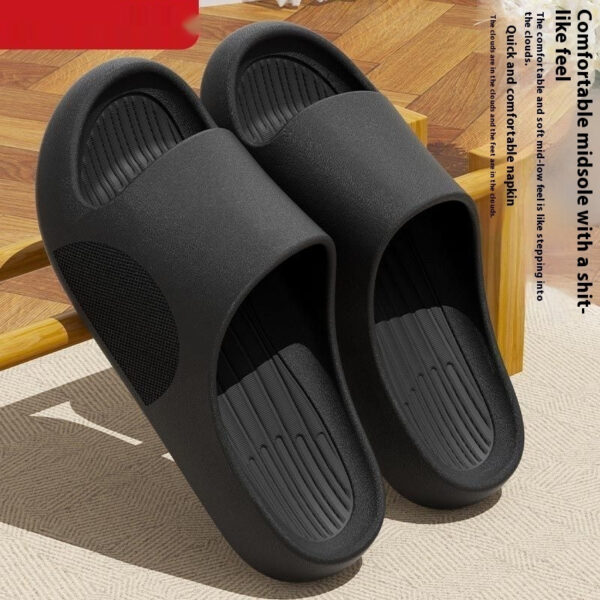 Men's Summer Slip-on Thick-soled Slippers For Outer Wear - Image 6