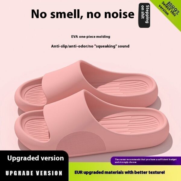 Men's Summer Slip-on Thick-soled Slippers For Outer Wear - Image 9