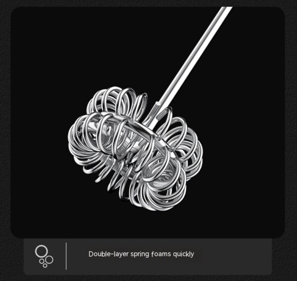 Milk Frother Egg Beater Coffee Frother Household Electric Milk Stirring Battery Handheld Blender - Image 8