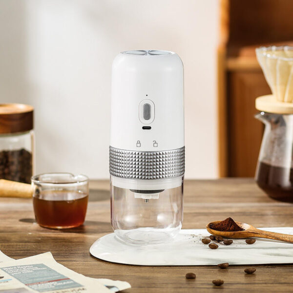 Electric Ceramic Coffee Grinder USB Charging Portable Outdoor Coffee Grinder - Image 5